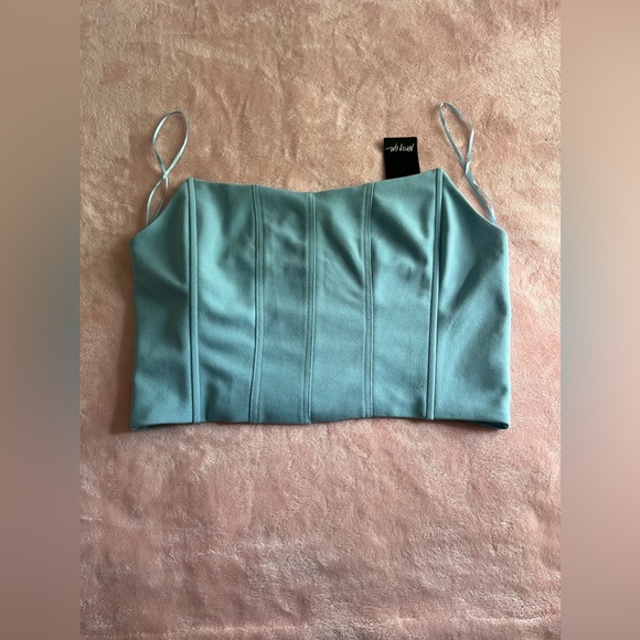 Nasty Gal Women's Blue Corset - Picture 1 of 4